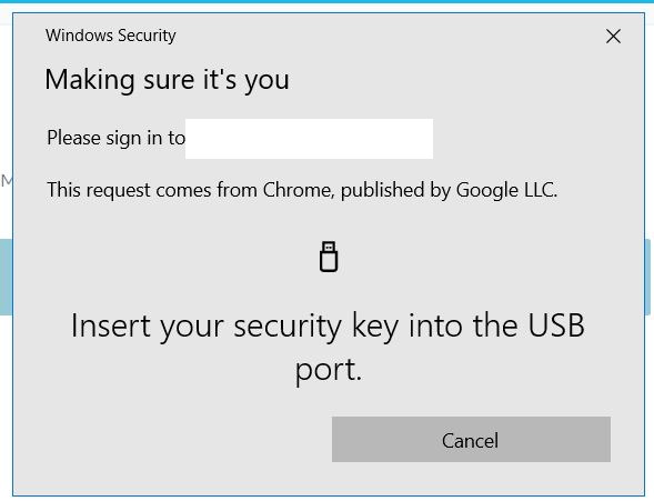 Windows security Making sure its you please sign into "website" Insert your security key in... c9e3630e-e3b6-46db-9ed8-847368f4c419?upload=true.jpg
