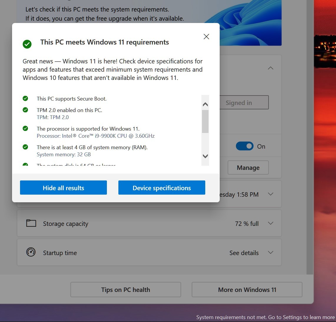 PC not meeting W11 requirements after update. c9f0252e-df71-475a-86ae-a3581f46e3a2?upload=true.jpg