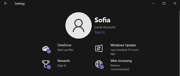 How do I remove these advertisements for OneDrive, Edge, and Rewards from Settings c9f8d9b2-7aec-4e5e-bcbc-1d6997eff299?upload=true.png