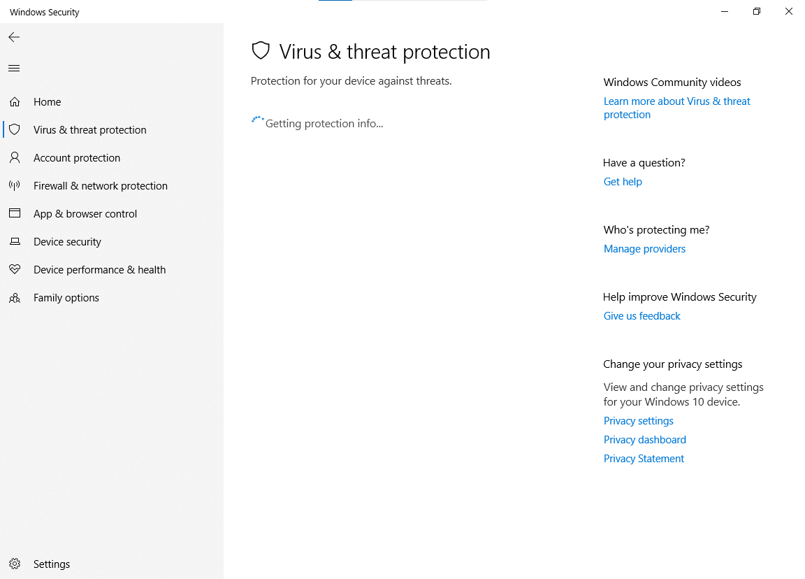 Virus & Threat Protection Is always loading In Windows Security !! ca7ba383-ec2b-48a4-a1c7-524be210b08e?upload=true.png