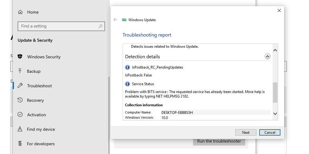 Win 10 Update Troubleshoot report and hanging with youtube caa08e26-0ea4-4dfd-a091-f11fdbaf5fb8?upload=true.jpg