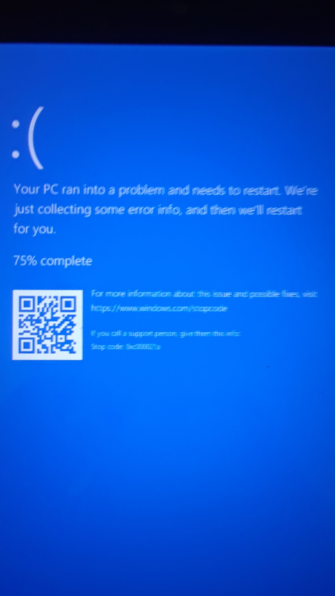 I have a Windows 10 Cambodia and it keeps going to the blue screen giving me a code... caa13c94-51ad-407a-8d8a-1736eb8e73db?upload=true.jpg