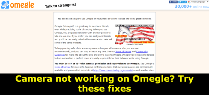 Fix Camera not working on Omegle issue properly Camera-not-working-on-Omegle-e1650630359547.png
