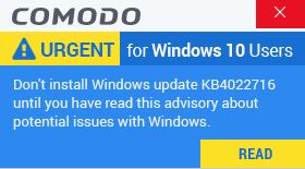 Windows 10 Update of ~14 December 2019 has broken several important features. Can they be... capture-jpg.jpg