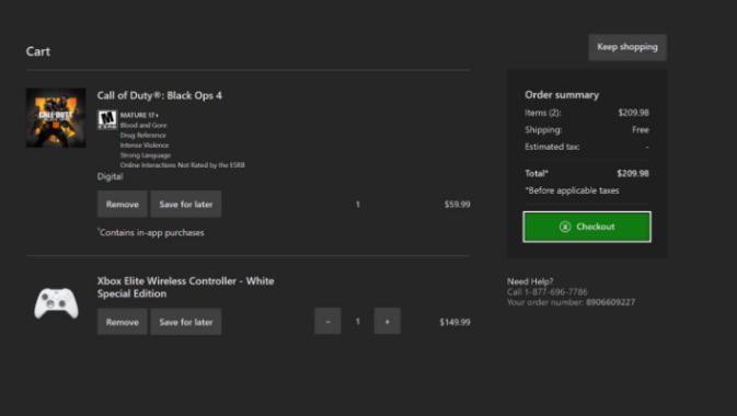 Updated Shopping Cart and Wish List coming to the Microsoft Store Cart_650.jpg