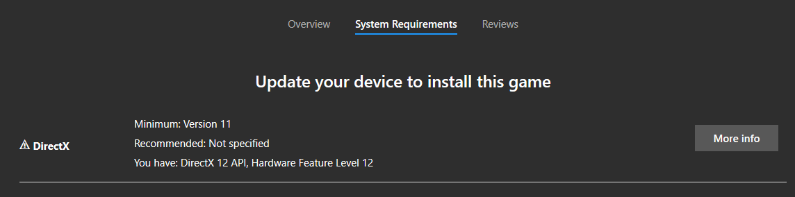 DirectX 12 in hardware but Microsoft Store doesn't recognize or detect cb0add77-da2d-4f63-ae54-7fe35bf58e34?upload=true.png