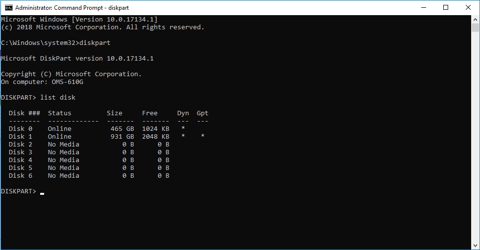Many disk with no media appear in my disk management and diskpart cbb4deb2-819c-4ffa-80e0-cb1f713ce347?upload=true.jpg