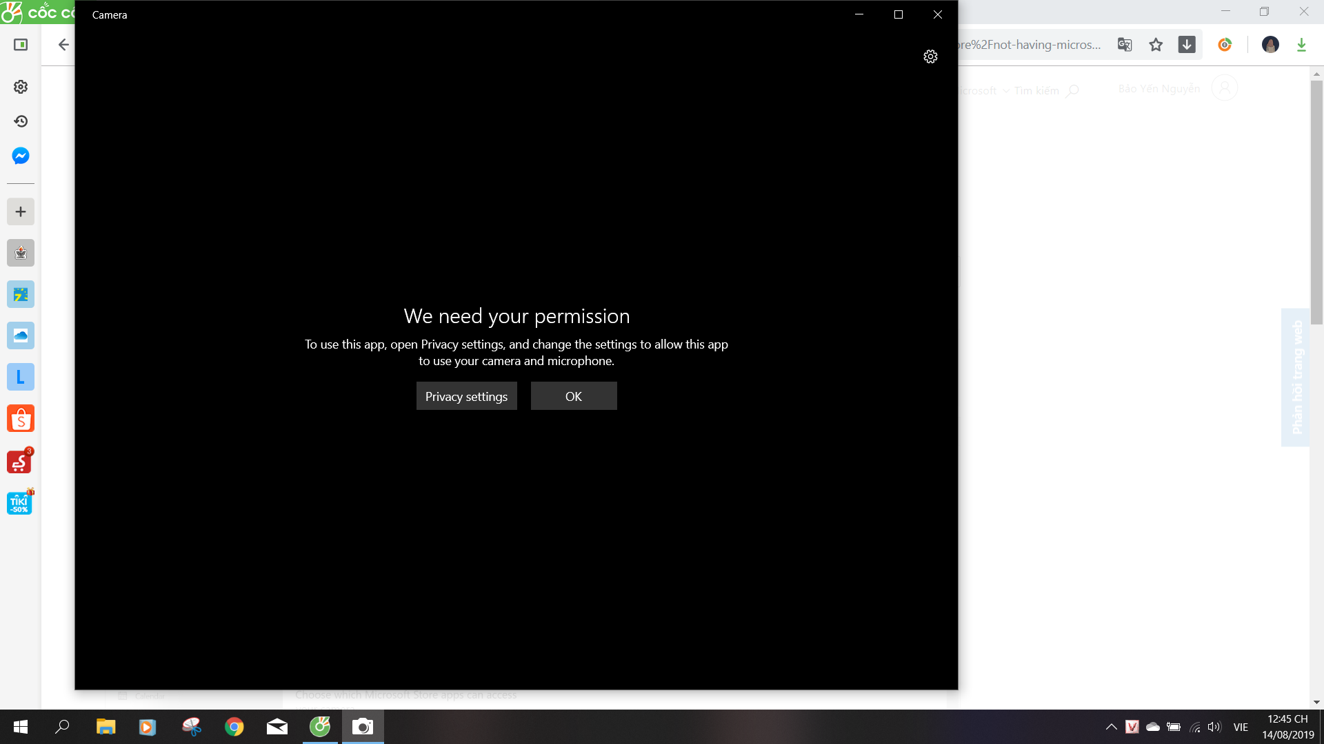 Camera and Microphone not working after upgrade