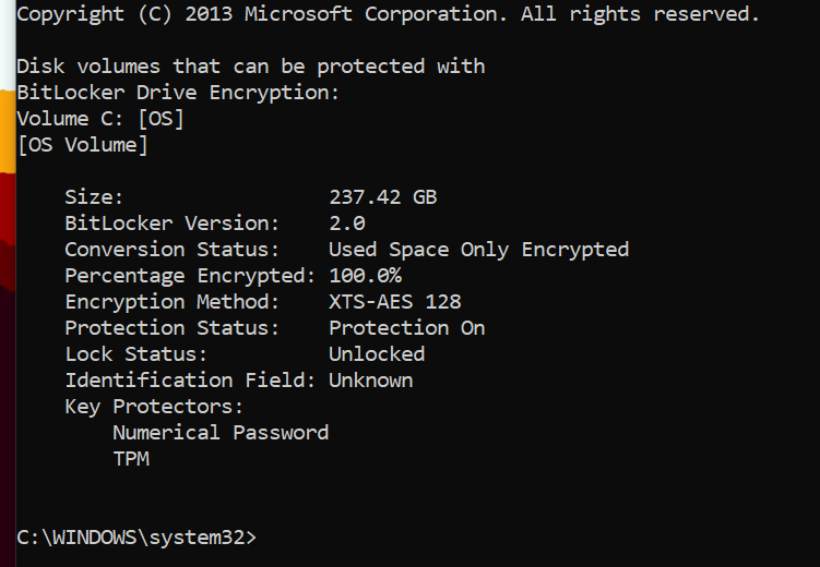 Device encryption setting disappeared - do I still have device encryption on my PC? cc02b3fd-6ed5-4a71-83f5-27f27b7770ba?upload=true.png