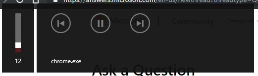 When adjusting the volume, the volume bar shows up along with a block of information of... cc087e2c-36f6-4105-a704-51f6066454f4?upload=true.jpg