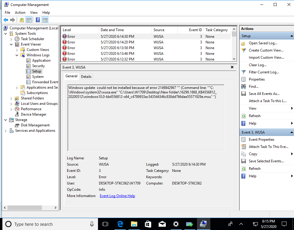 Cant offline Install Windows Update to version beyond 1709 cc3c24fe-3557-49d9-b567-6745e577fecd?upload=true.png