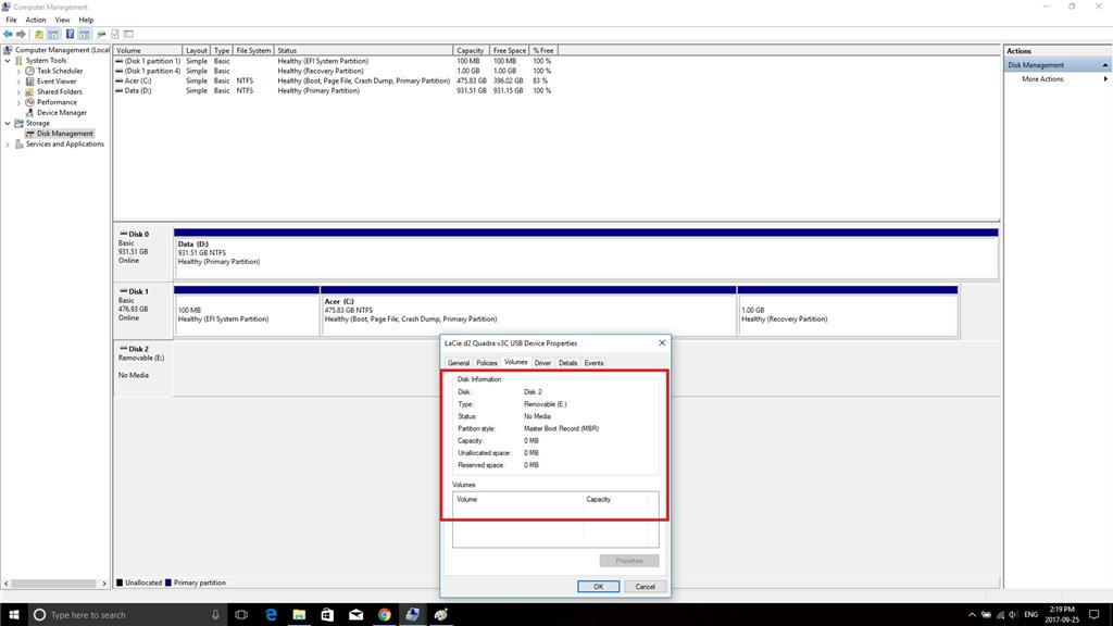 LaCie d2 Quadro 3.0 Hard Drive not installing on Windows 10 cc728d9f-fa47-418e-bbc3-243b9160bf11.jpg