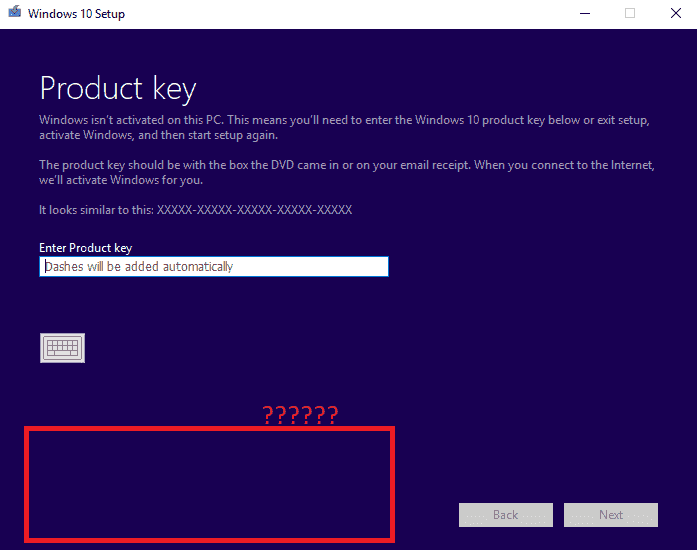 There isn't an option to use my digital license on the media creation tool cc949453-9c6a-4630-a141-7a8ca94247ba?upload=true.png