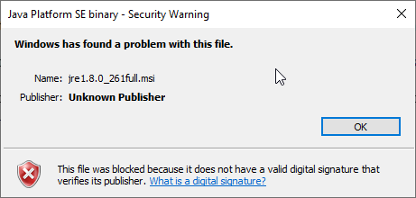 FIXED Can not install Java for  Unkown Publicer error on windows 10 ccaeb0b6-9a9c-460f-ada0-d736d4a6f46e?upload=true.png