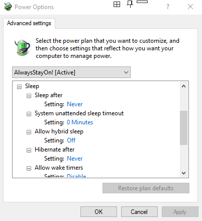 Windows 10 Home Power & Sleep scheme changing to 1 minute on Windows Update cceac011-230e-4aab-88c0-b40bc300e8ea?upload=true.png