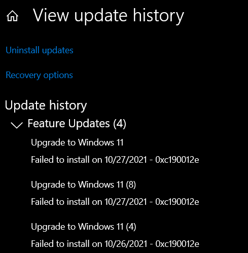 Windows 10 download of upgrade to Windows 11 fails with error 0xc190012e cd227f0a-e48b-419e-9021-dfe80cf4d3dc?upload=true.png