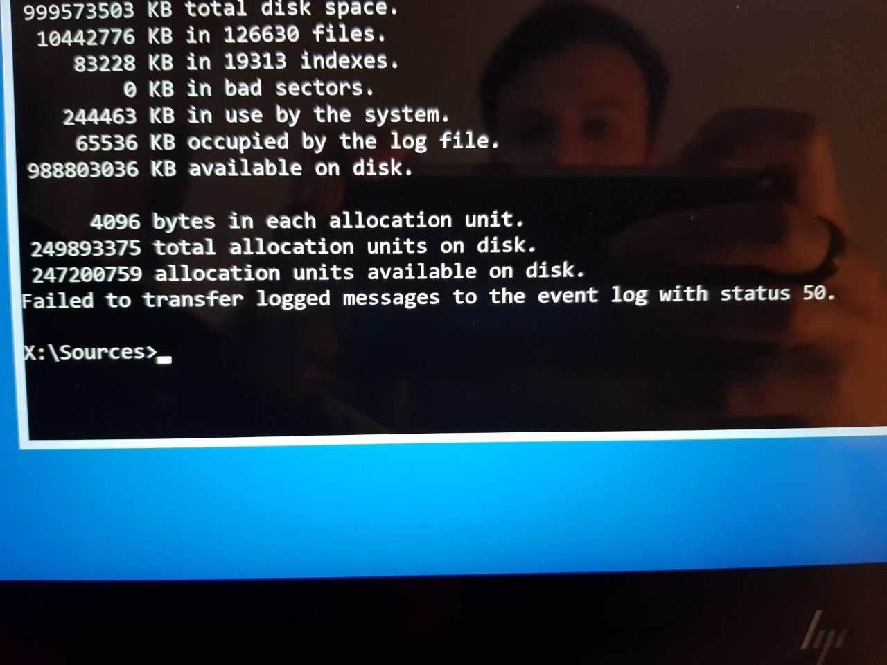 Please Help ! Block on loading Hp screen after loading successful clean installed windows 10... cdef375f-a6b2-48dc-a01a-86c406cbb805?upload=true.jpg