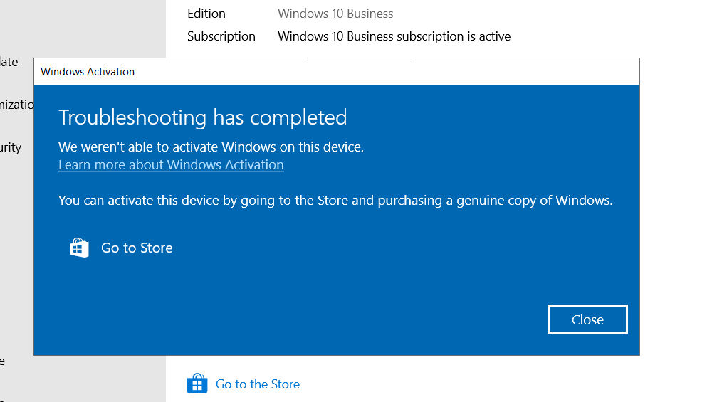 Activate Windows 10 problem, I have subscription for Microsoft 365 for business cdfd2111-d461-4dea-98ee-410edeb06859?upload=true.png