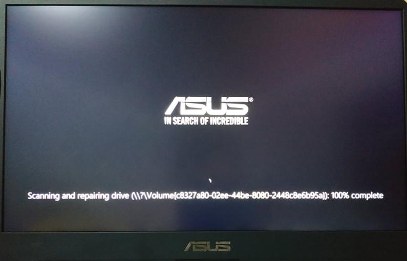 scanning and repairing drive volume during windows 10 installation ? cE5rQso.jpg