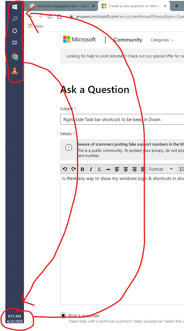 Right Side Task bar shortcuts to be keep in Down ce922484-d231-4ef6-af4c-195658d70ddd?upload=true.png