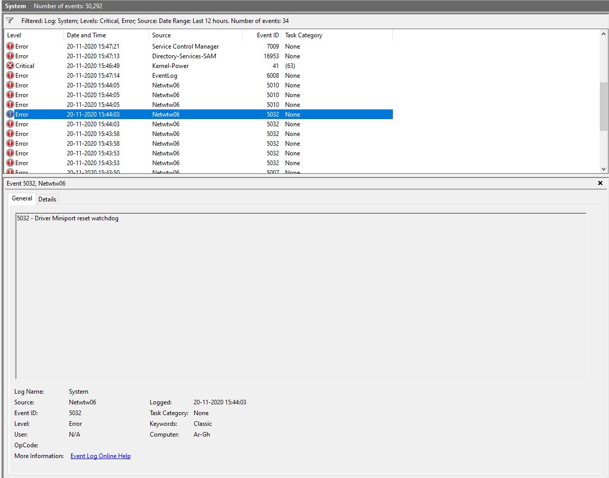 BSOD when I was watching a YouTube video DPC WATCHDOG VIOLATION ce996703-7ff8-40fa-81de-843fac953969?upload=true.jpg