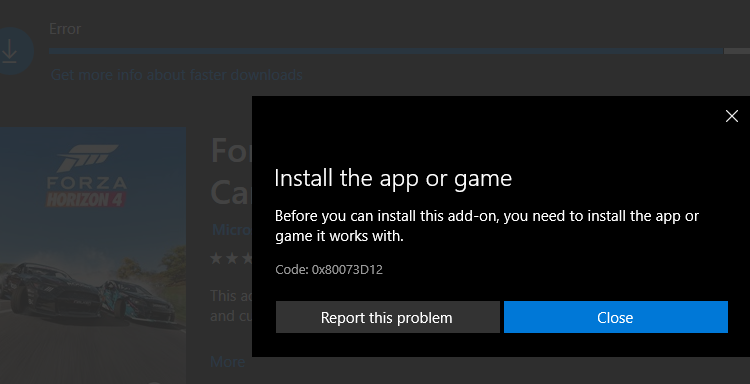 Error Code: 0x80073D12 cea46488-4e27-4212-a285-2396e2d1cced?upload=true.png