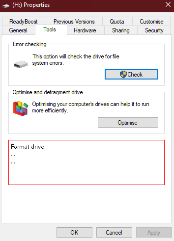 Please move " Format drive " out of the right click menu to Tools cf0452c0-29c5-4f4d-b92d-2de4428a75d2?upload=true.png