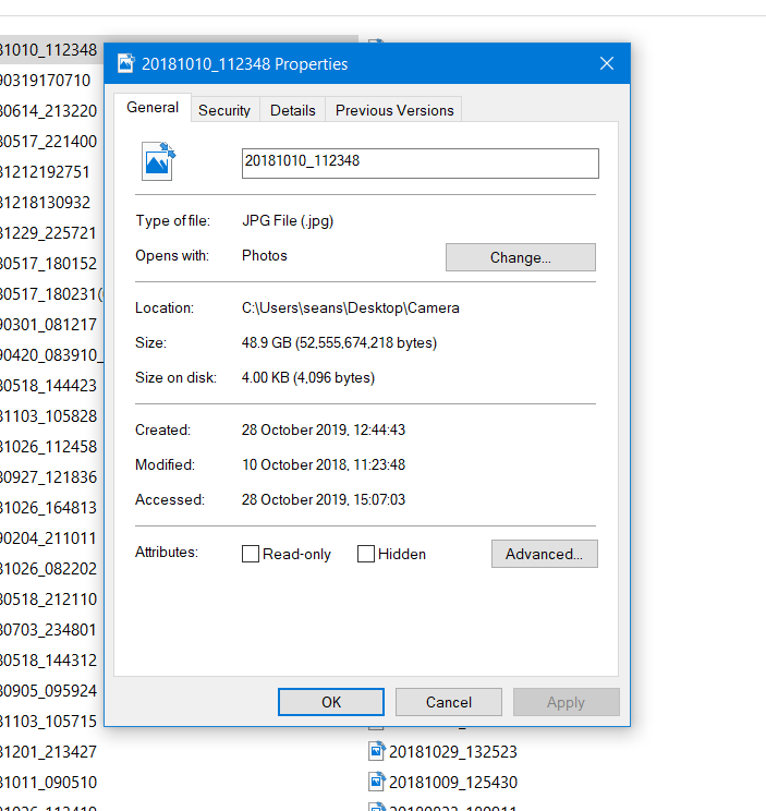 copied a 45GB folder from my phone to my laptop now the copied folder is 207TB cf0731a6-a1bd-4291-b186-5cb5a2c41205?upload=true.png