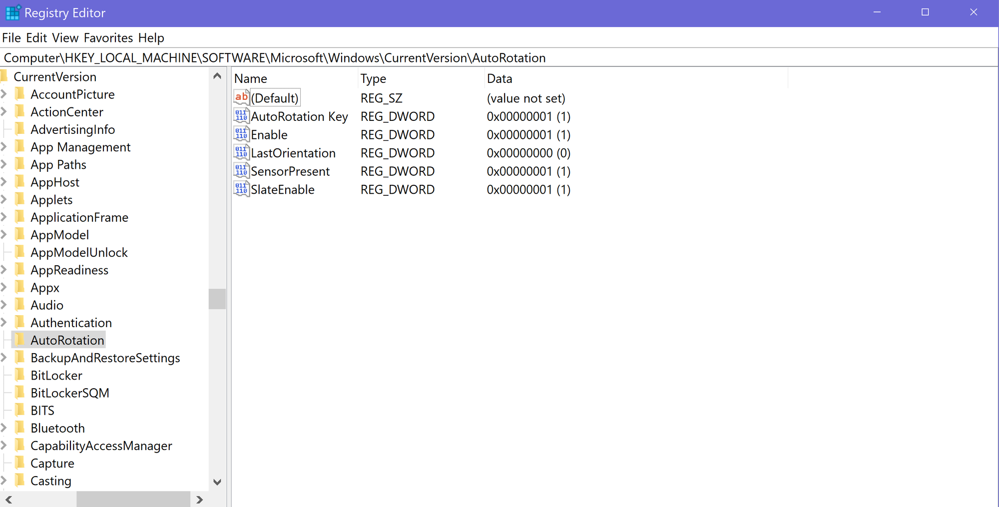 Windows 10, Lenovo Yoga, HP 24mh Monitor - Can't turn Auto Rotate off or on - Grayed out. cf496b37-1fd3-464a-a41b-1eca2f0b0037?upload=true.png