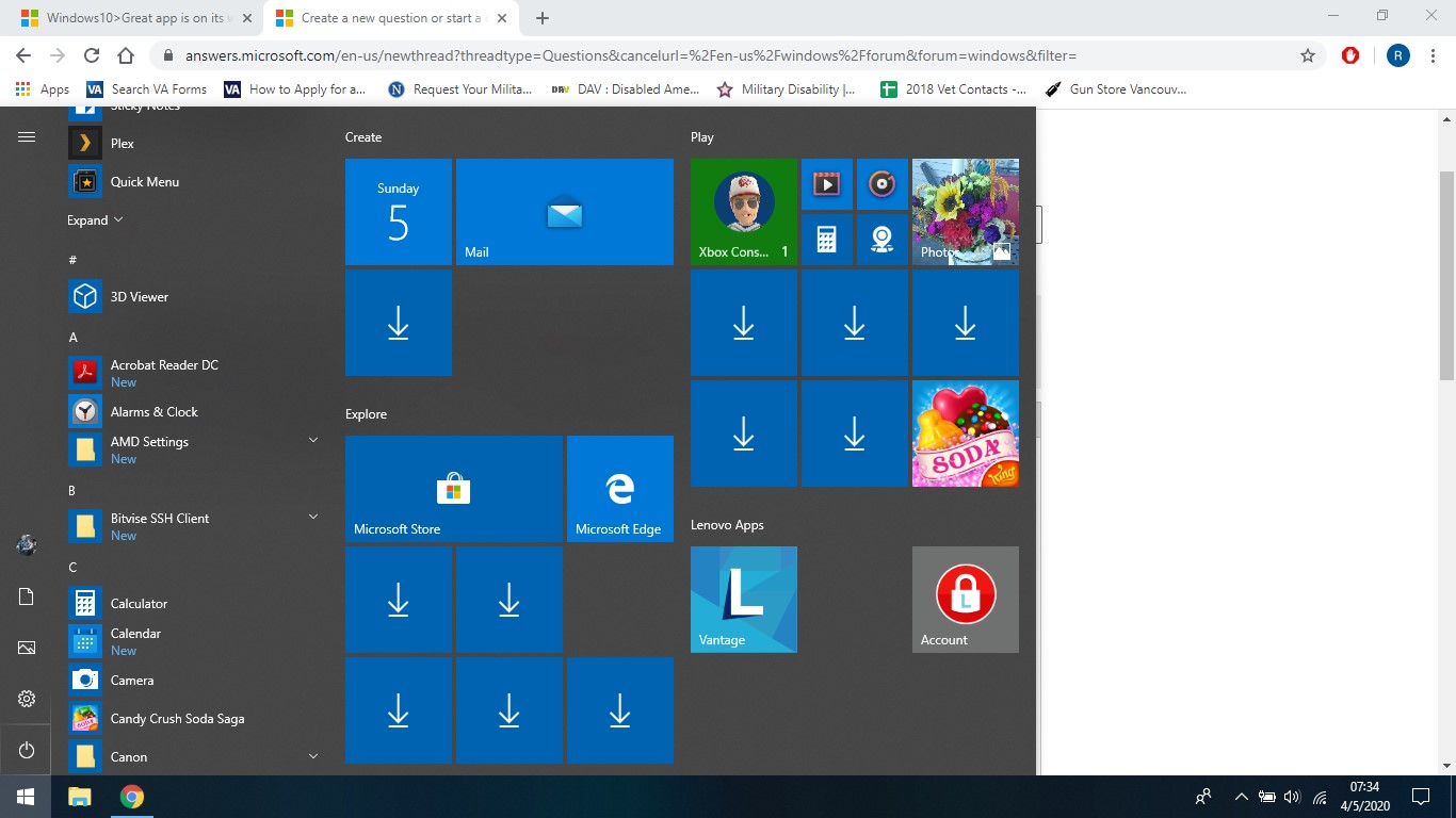 Windows10>Great app is on its way issue cf62b410-e1a3-456b-be7e-d894364411bf?upload=true.jpg