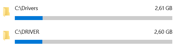 There is 2 folder drivers and driver at outside C: drive cf658ed4-7827-47f8-9165-52bfbb6cd507?upload=true.png