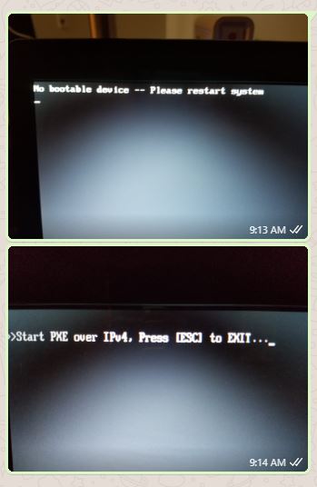 No bootable device — please restart system error message cfad81c7-27b1-47f8-ad26-99464c19956a?upload=true.jpg