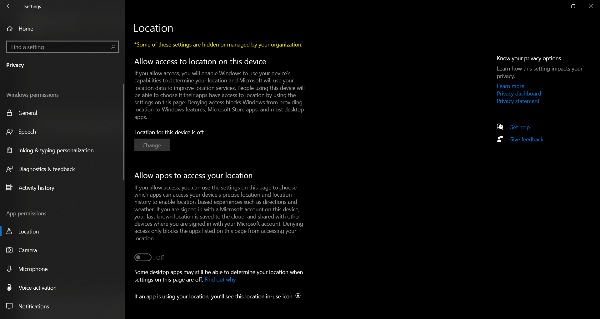 I am not able to turn on LOCATION for my Laptop cfed8dc5-de55-4dd3-be34-6df81d77049a?upload=true.png