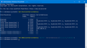 How to change DNS server using Command Prompt and PowerShell change-dns-server-powershell-300x167.png