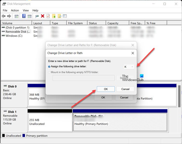 How to create Keyboard Shortcut to open USB Drive in Windows 11/10 change-drive-letter.jpg