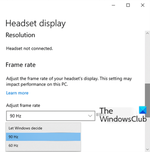 How to configure Mixed Reality settings in Windows 10 Change-Frame-Rate-of-Mixed-Reality-Headset-Display-496x500.png