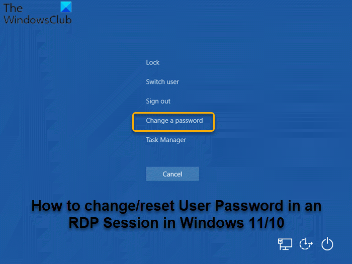 Alter user password
