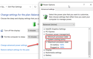 How to change Processor Power State when on battery using PowerCFG command line in Windows 10 Change-Processor-Power-State-power-plan-300x192.png