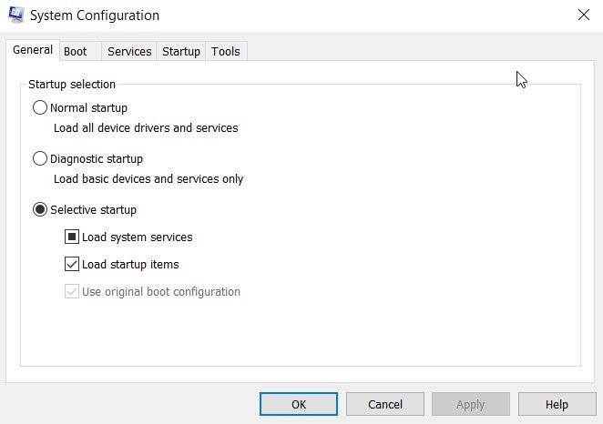 Windows 10 stuck in Selective Startup mode in MSCONFIG Change-Startup-Behaviour-with-msconfig.jpg