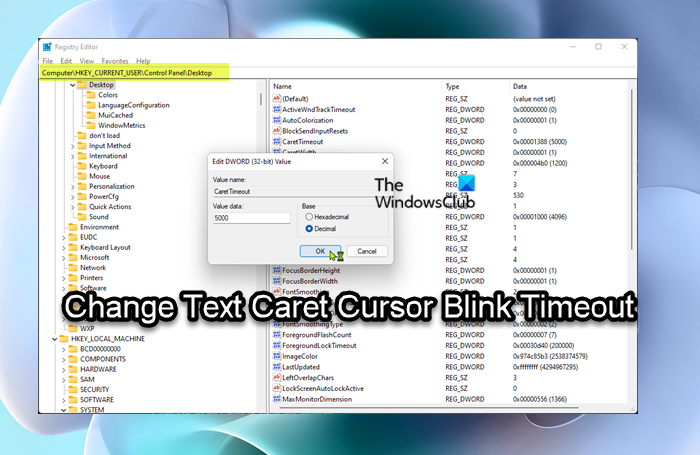 How to change Text Caret Cursor Blink Timeout in Windows 11/10 Change-Text-Caret-Cursor-Blink-Timeout.png