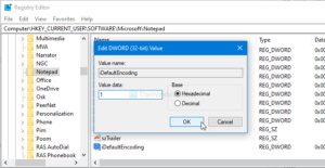 How to change the default Character Encoding in Notepad on Windows 10 change-the-default-character-encoding-notepad-1-300x155.png