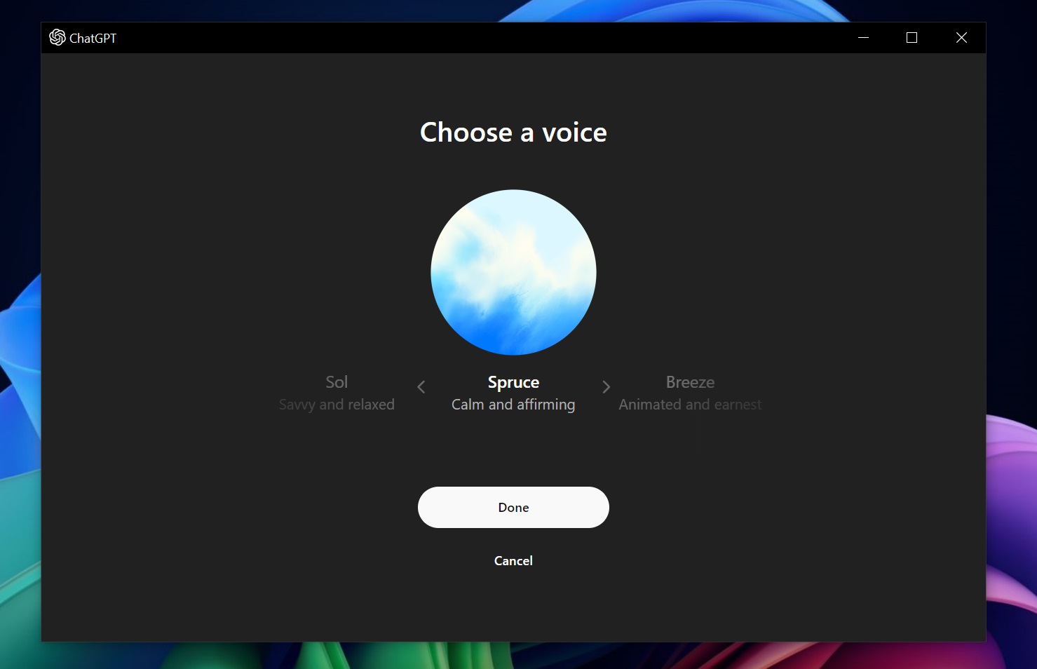 After ChatGPT, Claude AI’s Windows 11 app is another Chrome-based Electron wrapper ChatGPT-voice-mode-on-Windows.jpg