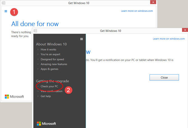 Checking compatibility with Windows 10 2004 update check-windows-10-compat-02a.jpg