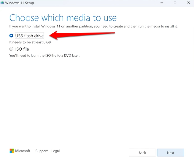 Microsoft: Don’t fall for unwanted apps on Windows 10, clean install Windows 11 ASAP choose-to-create-bootable-disk-on-USB-flash-drive.jpg