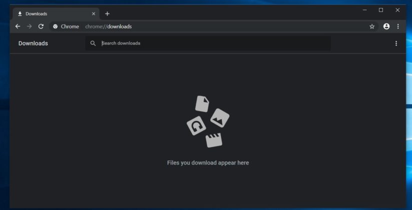 Google Chrome Canary on Windows 10 gets new dark tab, downloads page Chrome-downloads-823x420.jpg