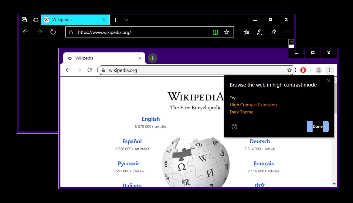 Microsoft is working on new features for Edge, Chrome browsers Chrome-high-contrast.jpg