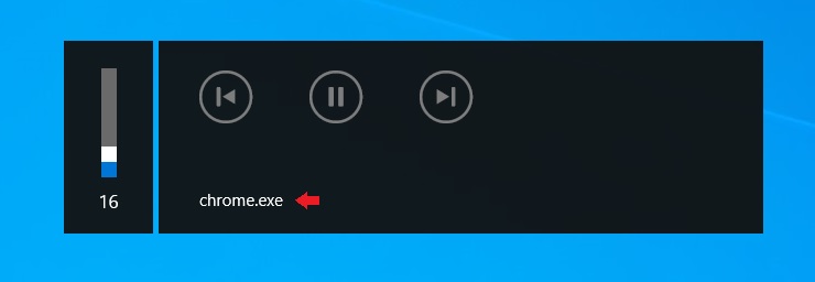 How to dismiss Windows 10 volume overlay if it doesn’t go away Chrome-media-overlay.jpg
