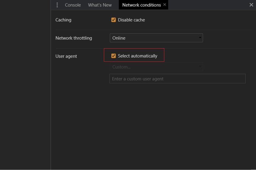 Download Windows 10 May 2020 Update ISO images Chrome-Network-conditions-tab.jpg