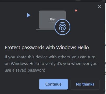Windows 11’s Chrome nags users to enable Windows Hello, causing confusion Chrome-Windows-Hello-popup.jpg