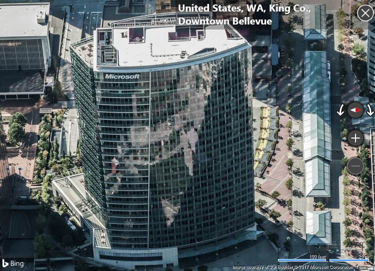Bing Maps SDK Public Preview for Android and iOS Launches Today CityCenterBirdseye.png